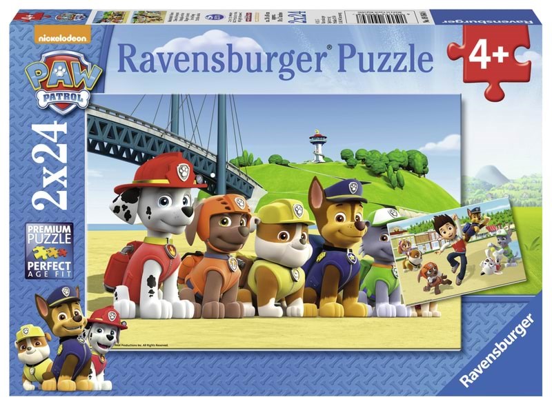 Ravensburger Paw Patrol 2x24p Puslespil 090648