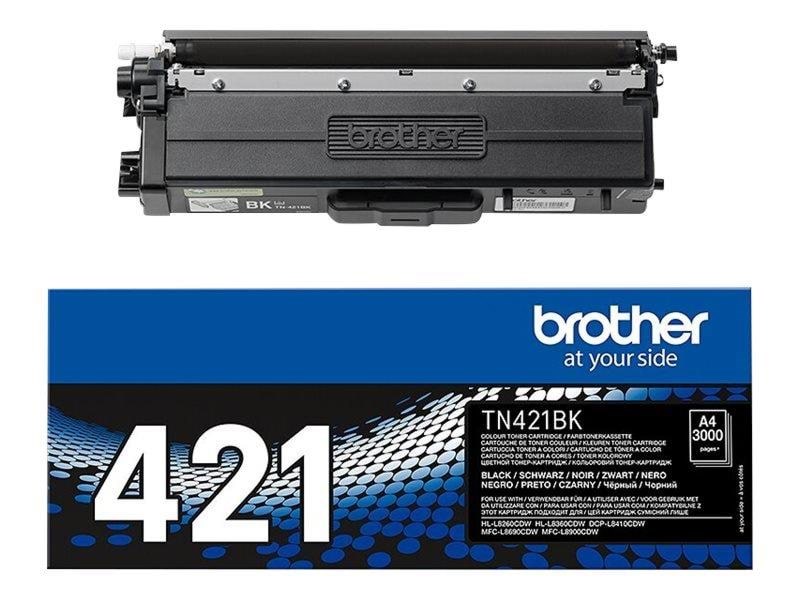 Brother TN421BK / TN 421BK Black Toner Printerpatron Og Toner Sort