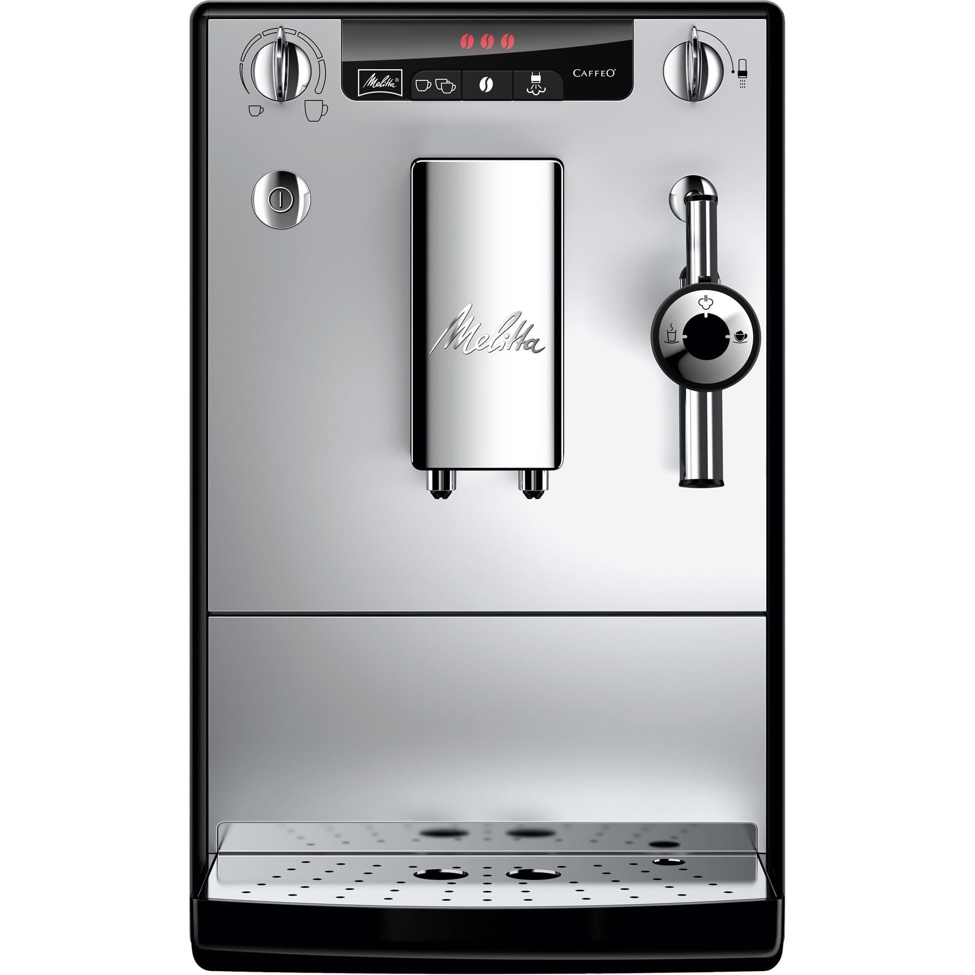 Melitta Caffeo Solo & Perfect Milk - Silver/Black Kaffemaskine Sølv E957-103