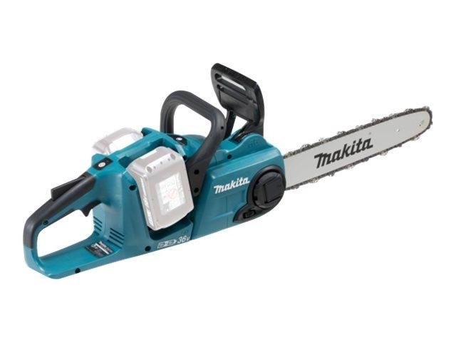 Makita 2x18v kædesav duc353z solo u/batterier, lader og kuffert Kædesav