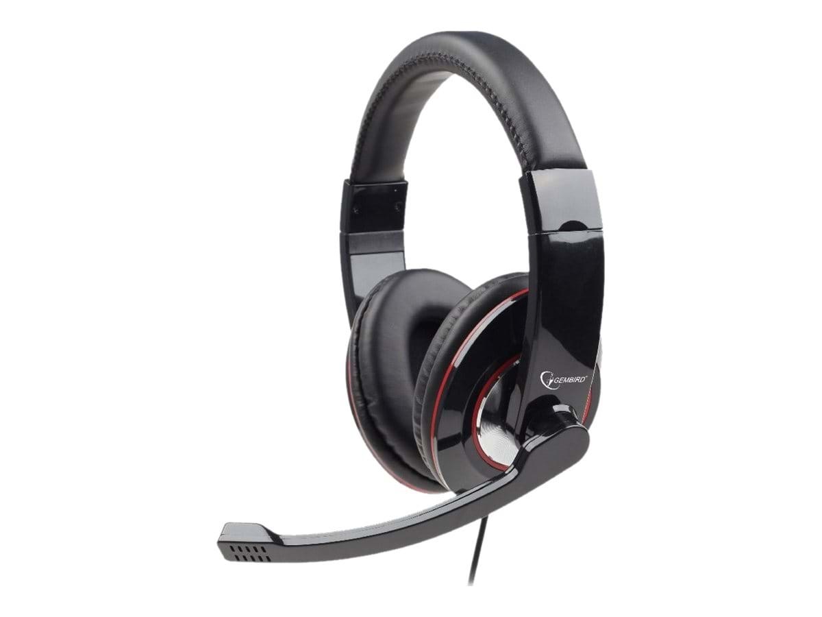 Gembird MHS-U-001 - headset Hovedtelefoner Og Headset Sort