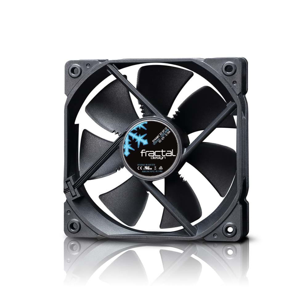 Fractal Design Fan Dynamic X2 GP-12 - Kabinet køler - 120mm - Sort - 19 dBA