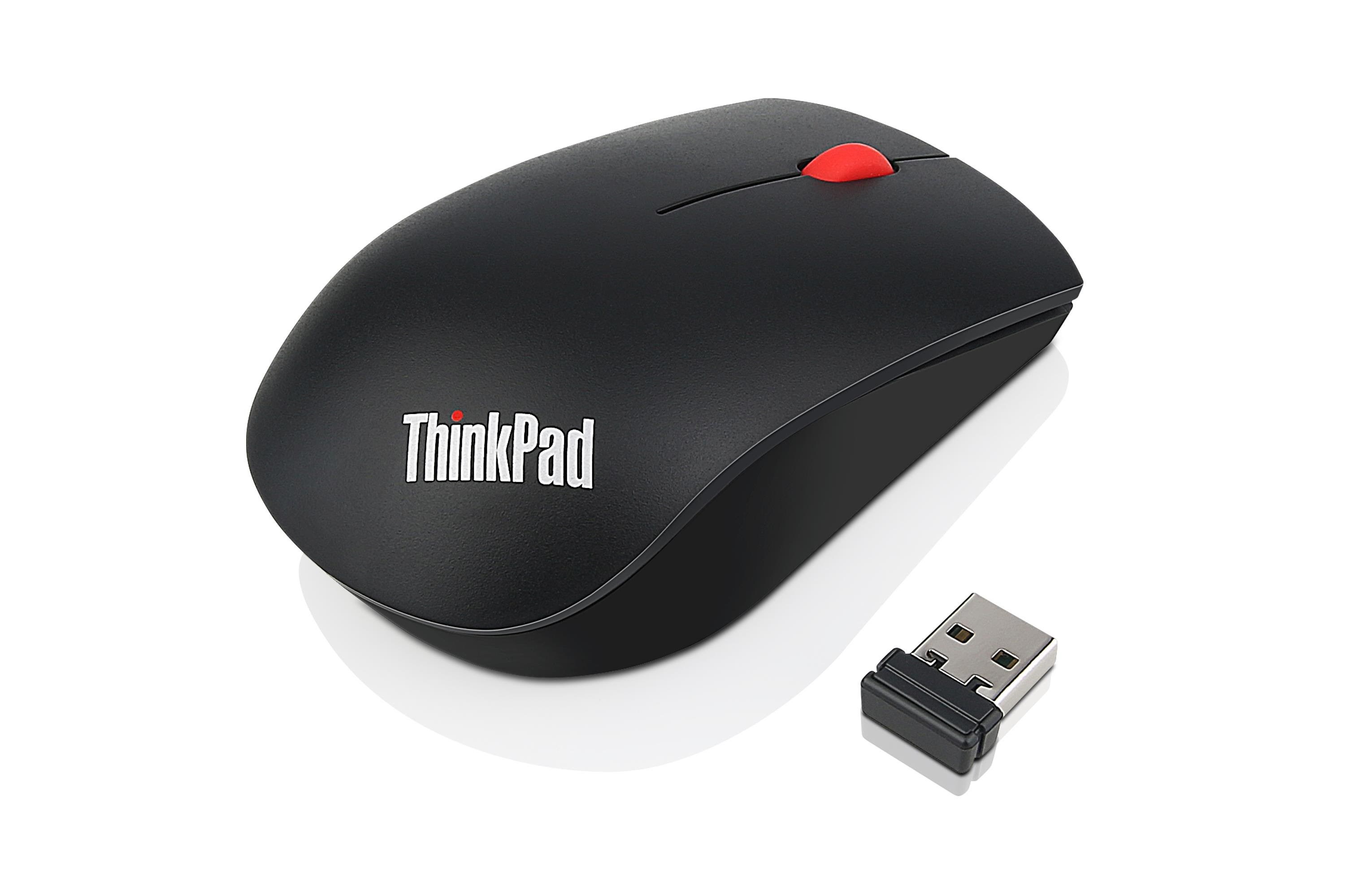 Lenovo ThinkPad Essential Wireless Mouse - Mus - Laser - 3 knapper - Sort Mus 4X30M56887