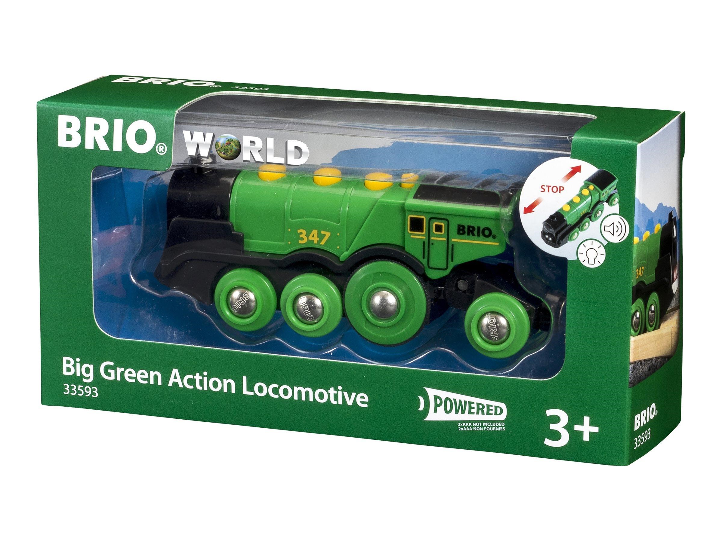 Brio 33593 Stort, grønt lokomotiv, B/O Brio Tog