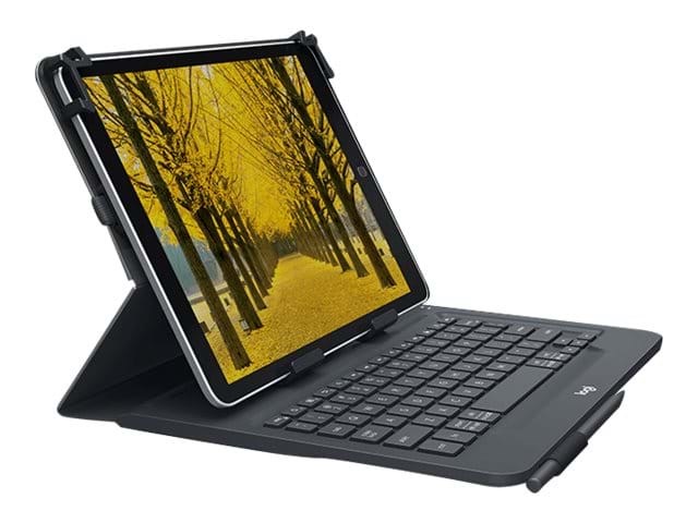 Logitech Universal Folio Keyboard - Tastatur & Folio sæt - Sort Tastatur 920-008340