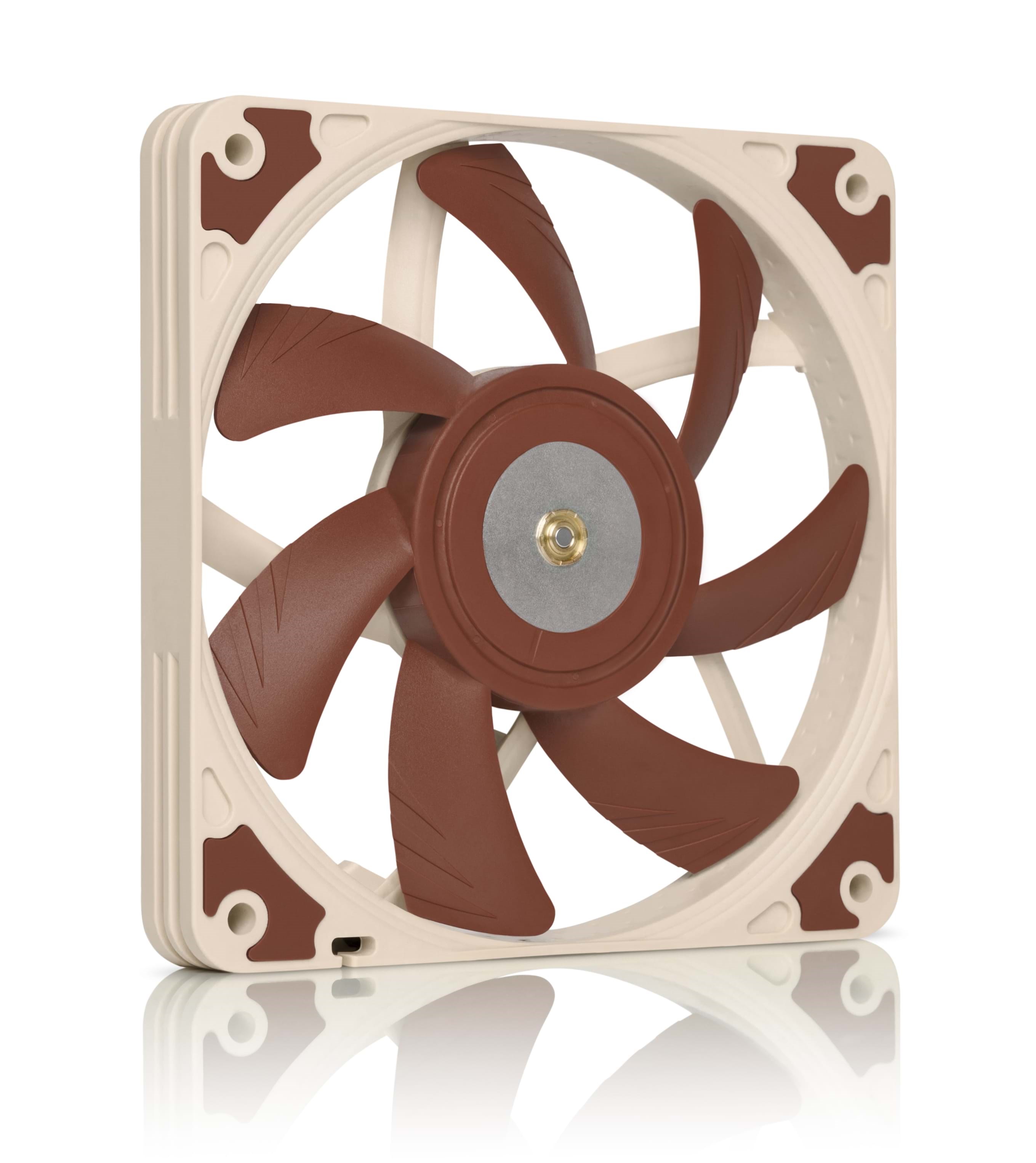 Noctua NF-A12x15 PWM - Kabinet køler - 120mm - Brun - 24 dBA Kabinetkøler