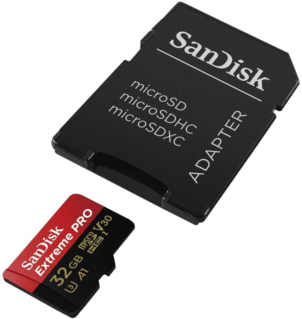 SANDISK Extreme Pro microSD/SD - 100MB/s - 32GB Hukommelseskort SDSQXCG-032G-GN6MA