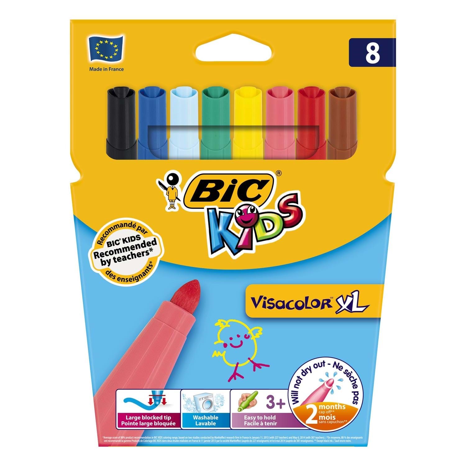 BIC Kids Visacolor XL Tegneværktøj 829006