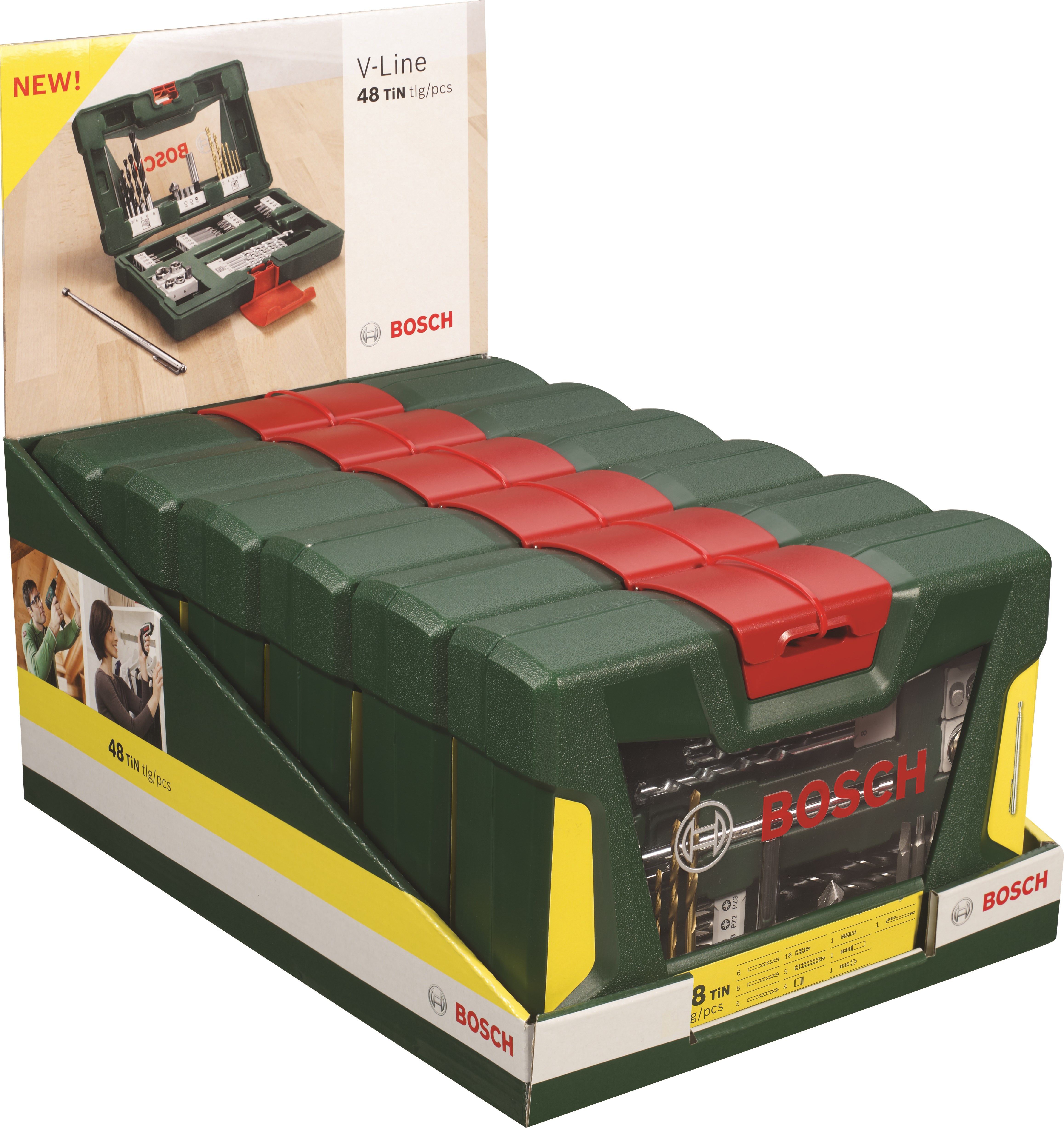 Bosch V-Line-boks med 48 dele Bor Og Bits 2607017303