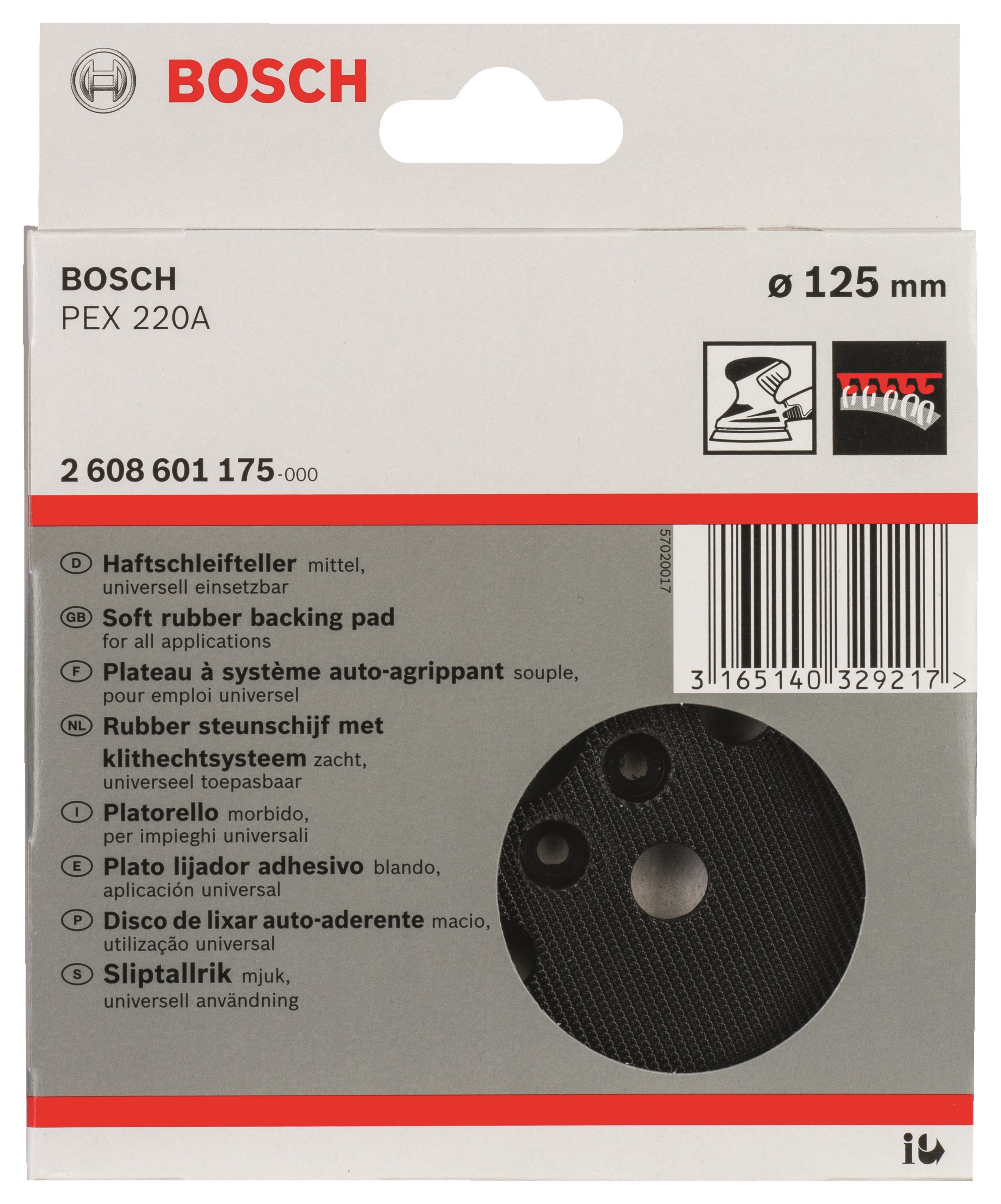 Bosch Slibetallerken Slibemaskine 2608601175