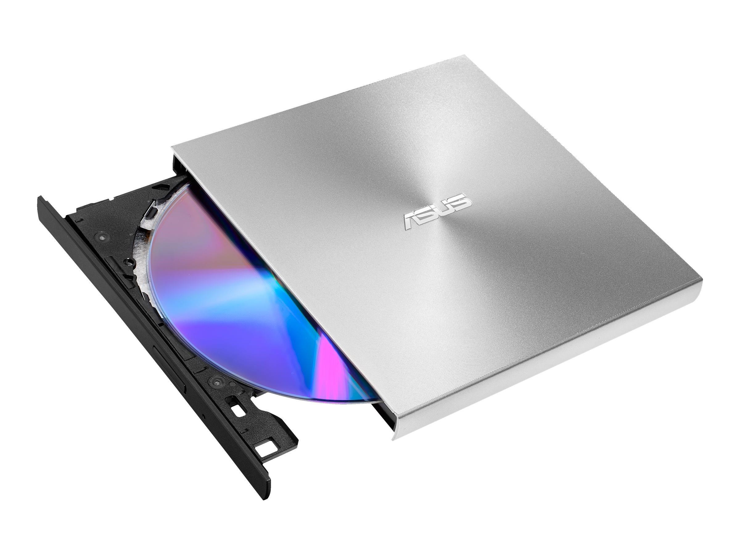 ASUS ZenDrive U9M - Silver - CD-ROM (Læser) - USB 2.0 - Sølv Eksternt Drev 90DD02A2-M29000