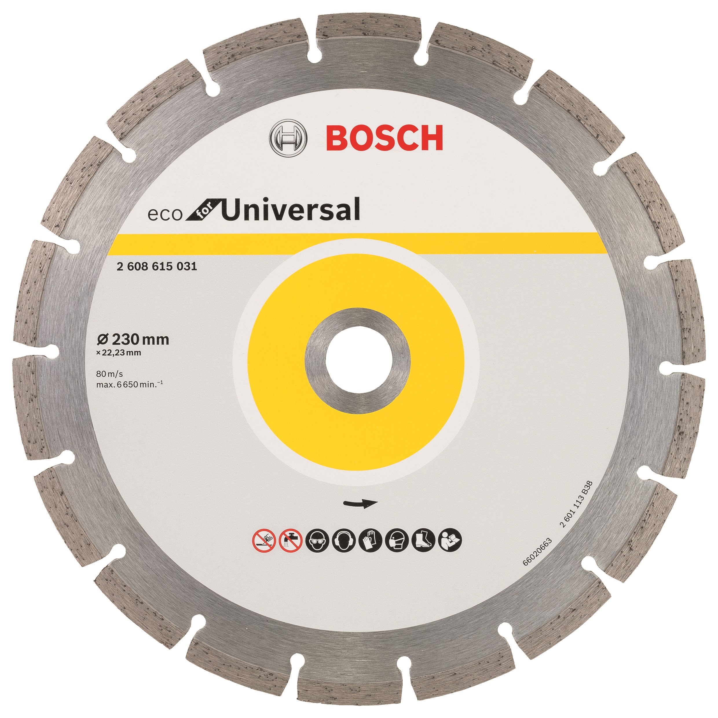 Bosch Diamantskæreskive ECO for Universal Vinkelsliber 2608615031