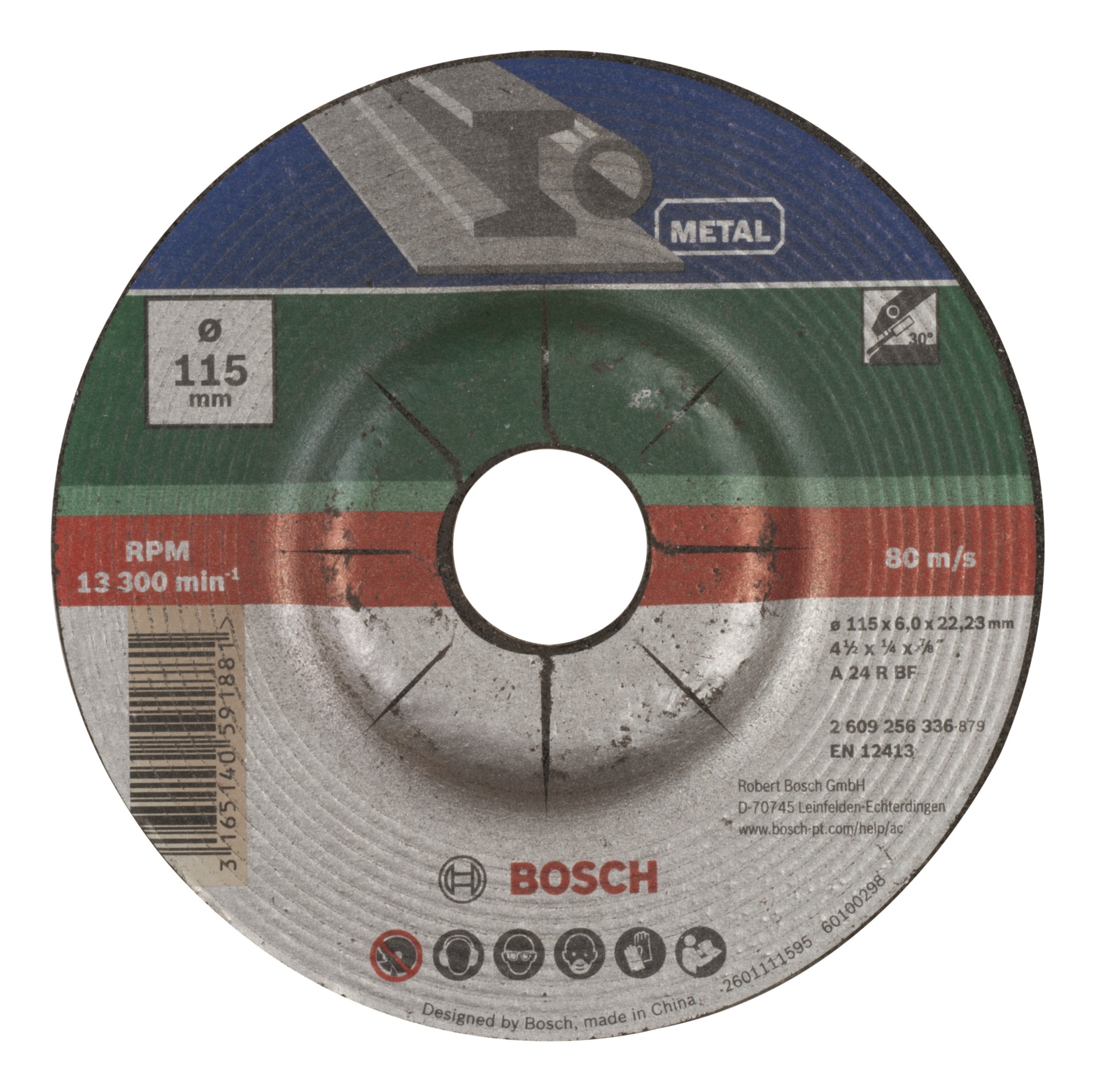 Bosch Skrubbeskive forkrøppet, metal Vinkelsliber 2609256336