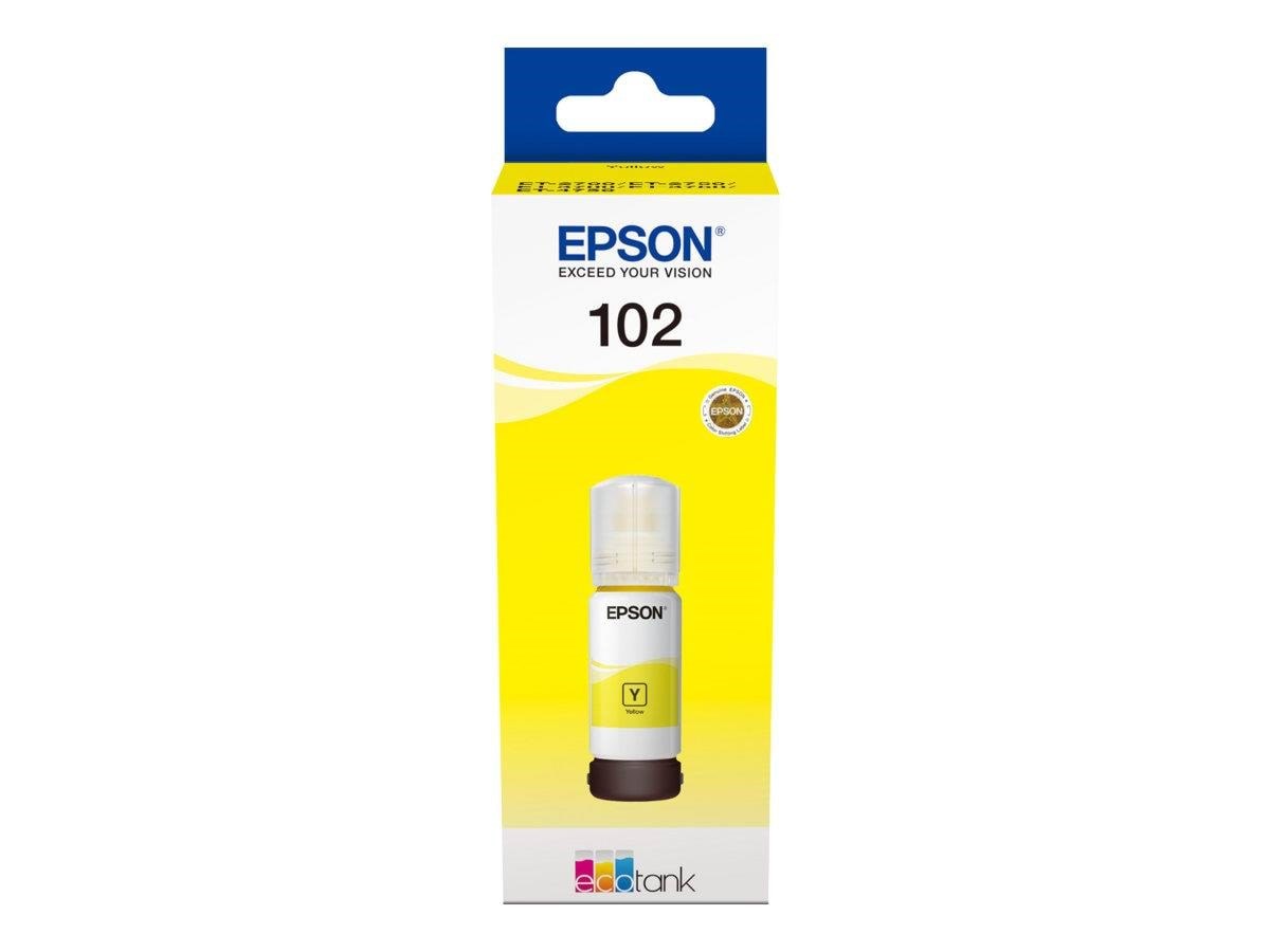 Epson 102 - gul - original - blækbeholder Printerpatron Og Toner C13T03R440