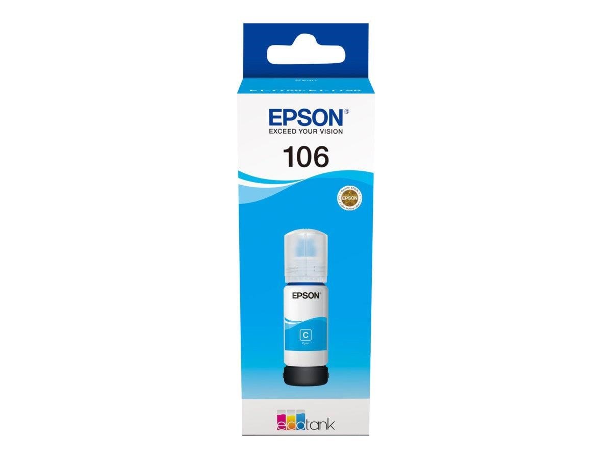 Epson 106 - Original Cyan Ink Printerpatron Og Toner C13T00R240