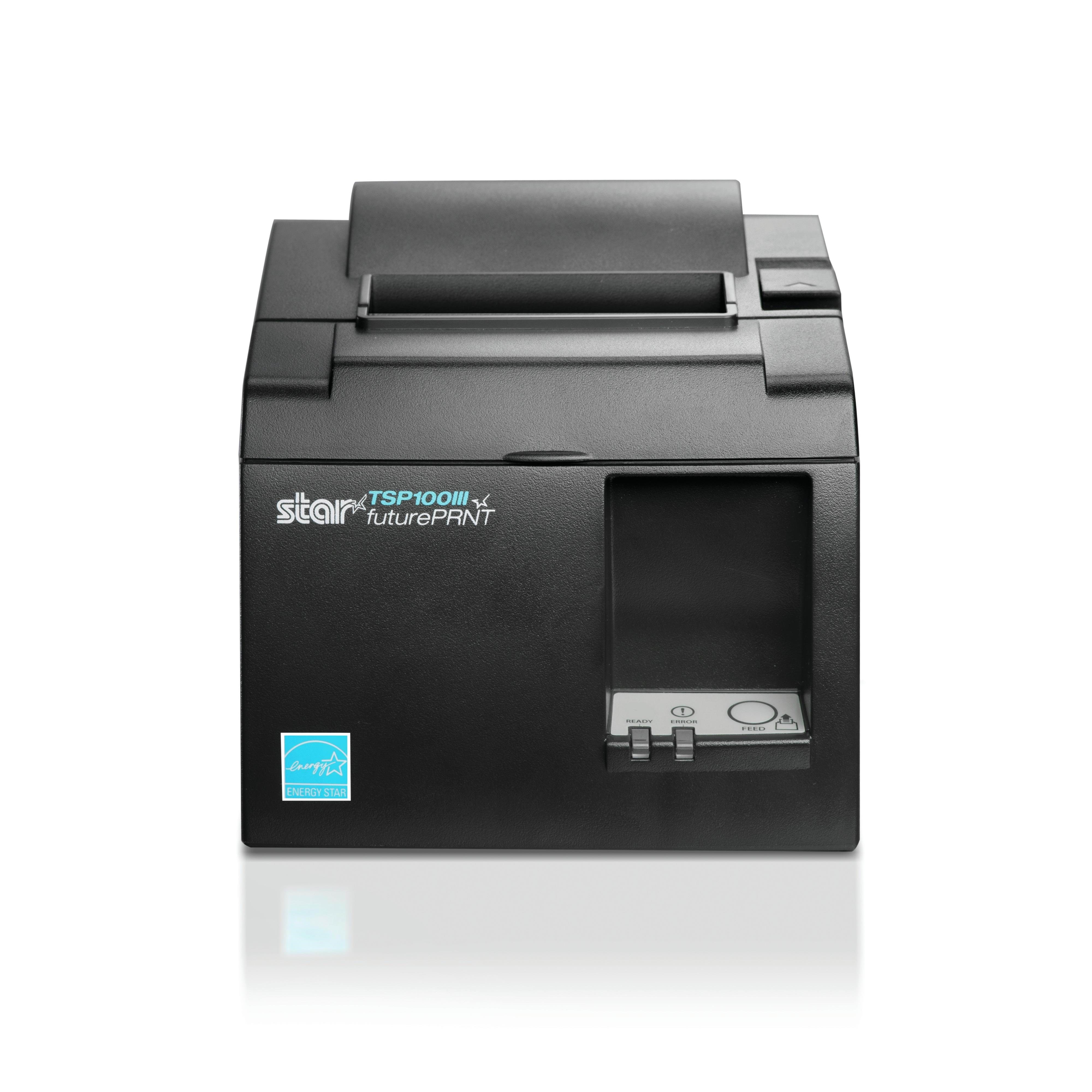 Star TSP143IIIU GRY E+U Thermal Receipt Printer (Grey EU) 80mm USB - Monokrom - Direkt termisk Printer 39472390