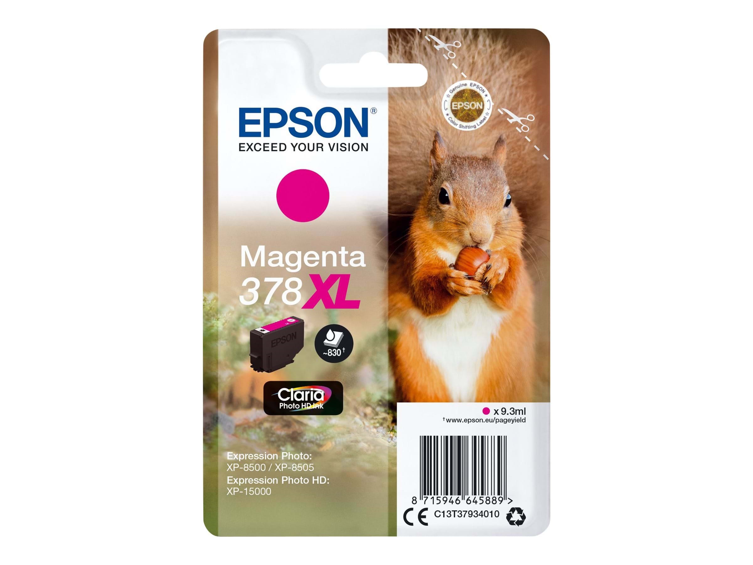 Epson 378XL - XL - magenta - original - blækpatron Printerpatron Og Toner C13T37934010