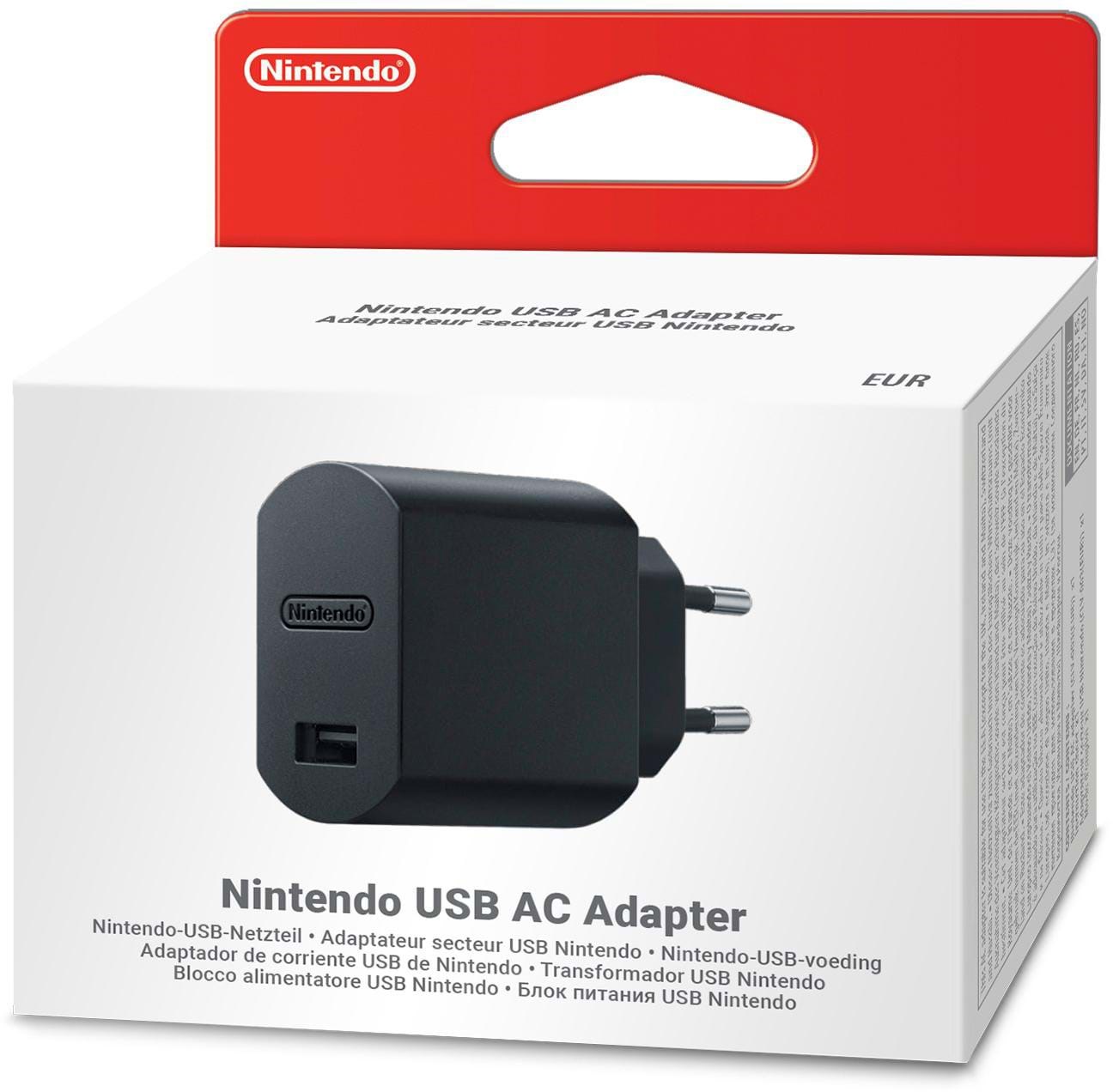 Nintendo USB AC Adapter - Miscellaneous Tilbehør til spillekonsol Spil Tilbehør 0045496444891