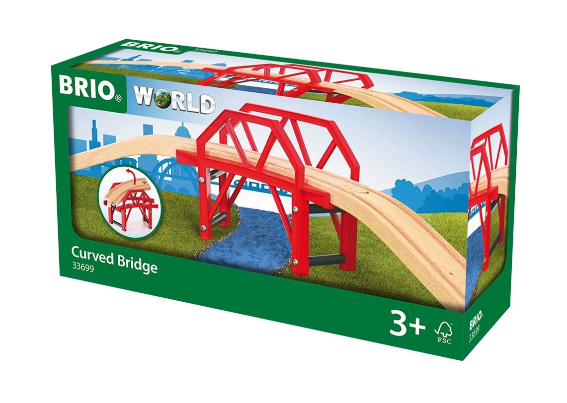 Brio 33699 Bro med opfartsskinner Brio Tog