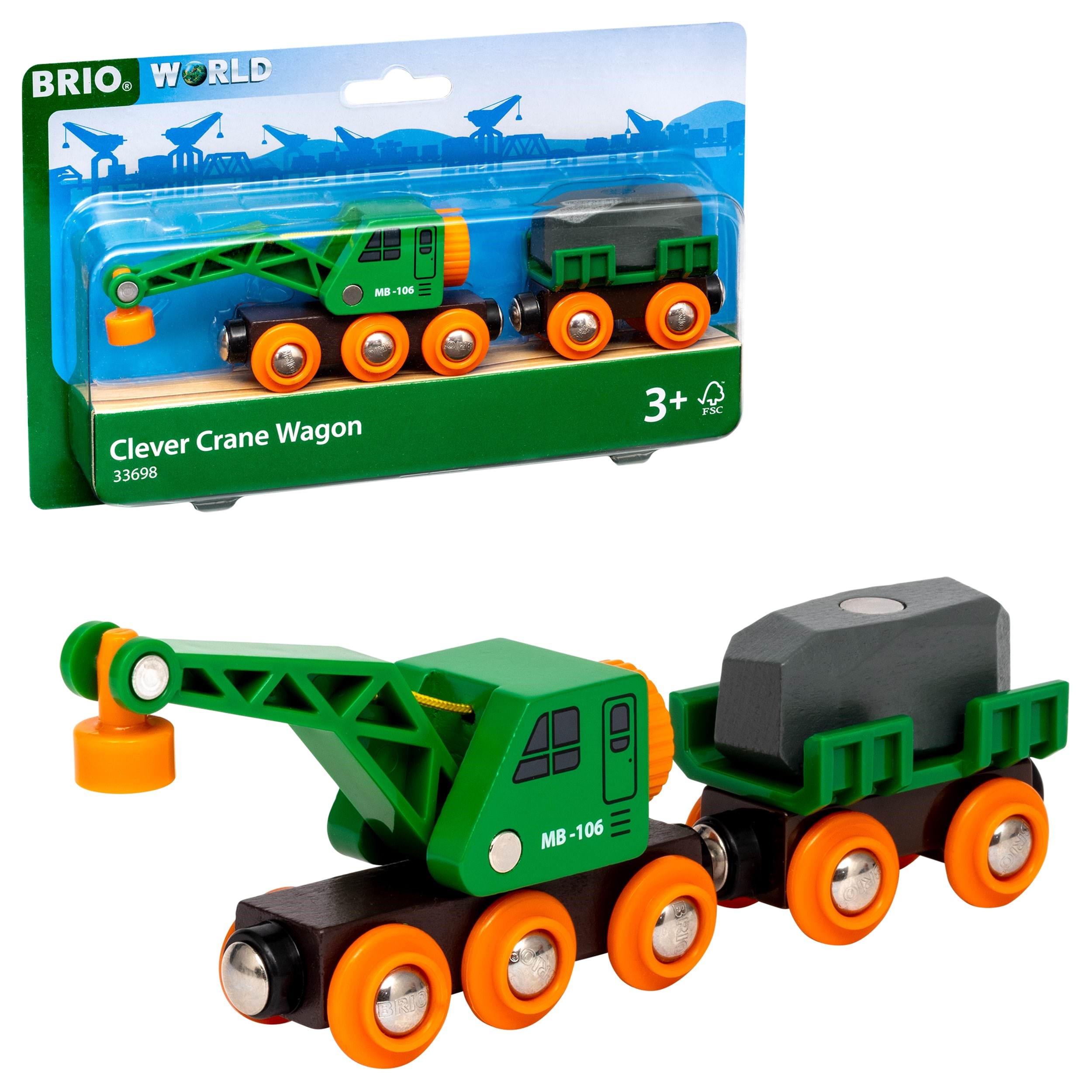 Brio 33698 Togvogn med kran Brio Tog