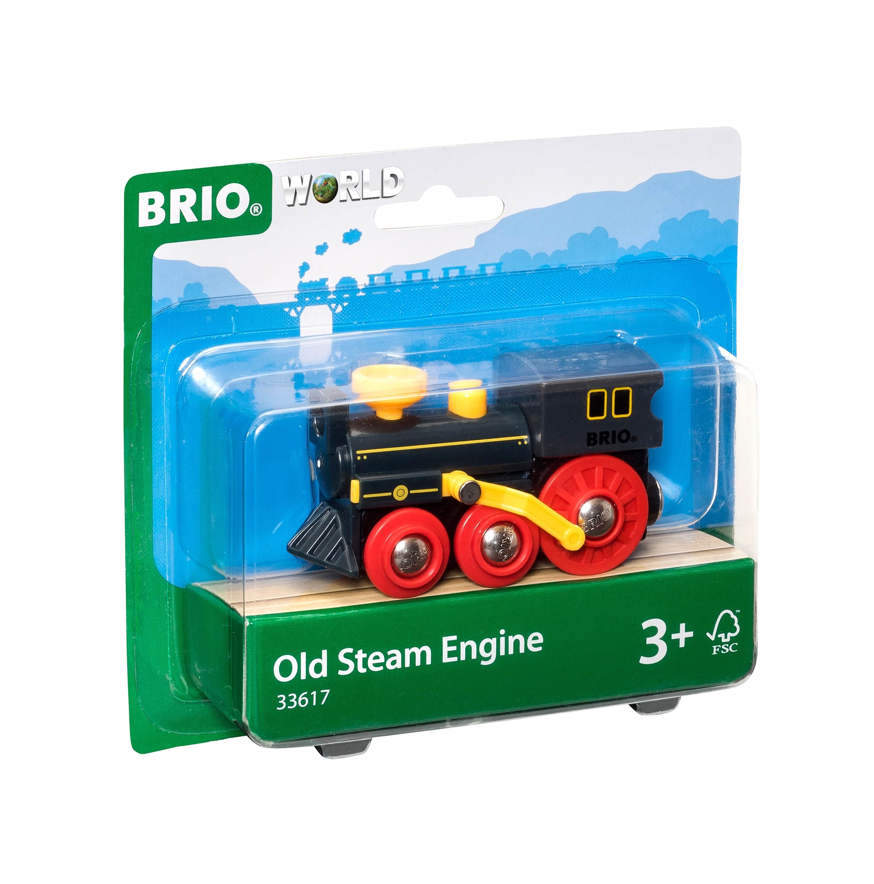 Brio 33617 Gammelt damplokomotiv Brio Tog