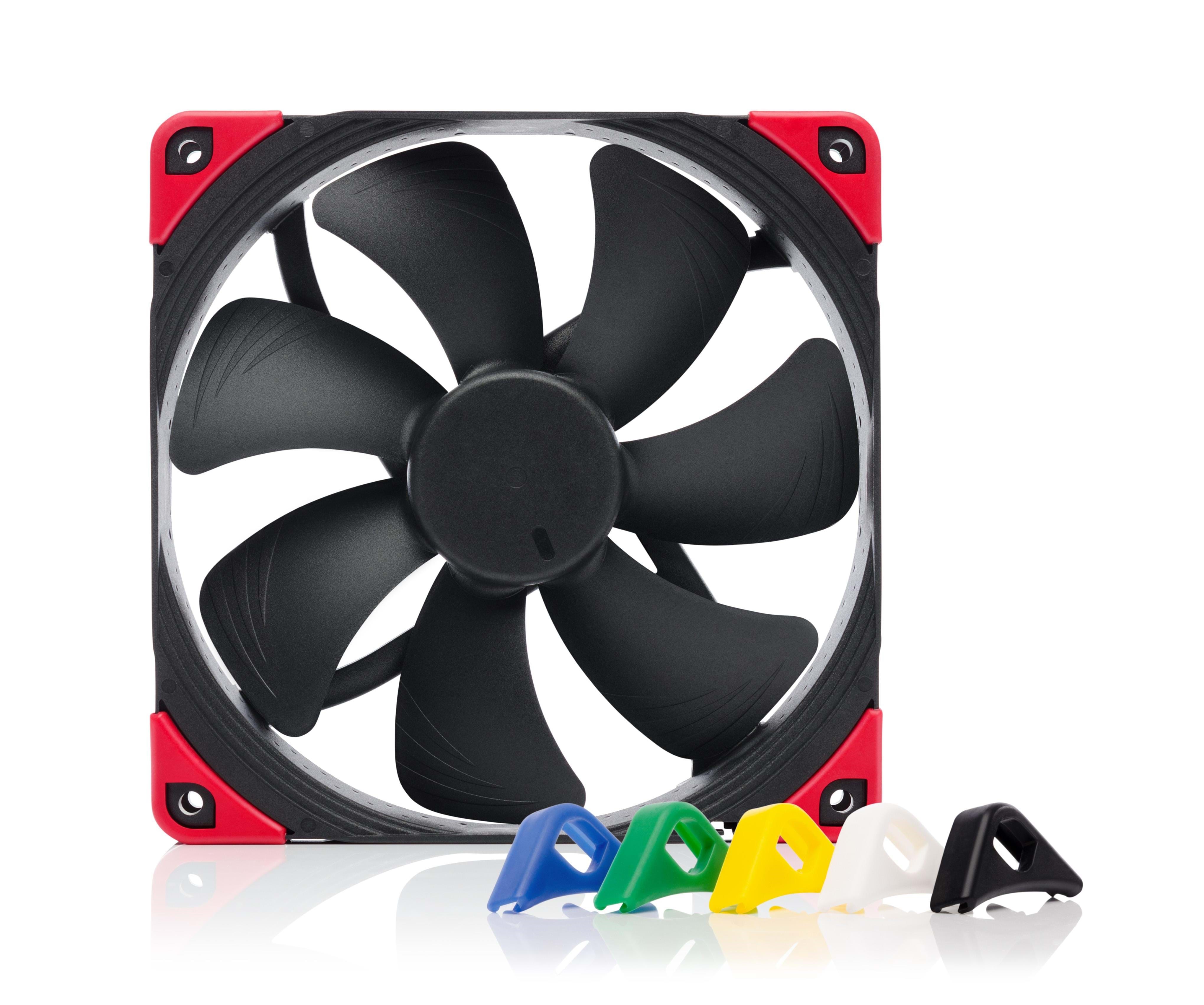 Noctua NF-A14 PWM chromax.black.swap - Kabinet køler - 140mm - Sort - 25 dBA