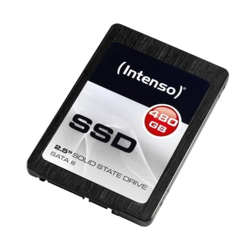 Intenso SSD SATA III High Performance - 480GB - 2.5" SATA-600 Ssd Harddisk Sort 3813450