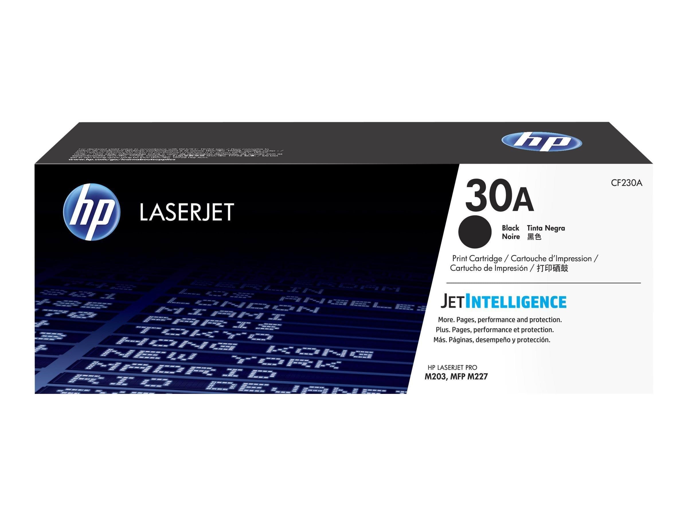 HP 30A / CF230A Black Toner Printerpatron Og Toner Sort