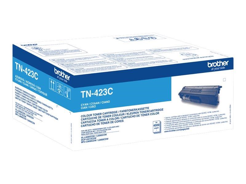 Brother TN 423C / TN423C High Capacity Printerpatron Og Toner Cyan