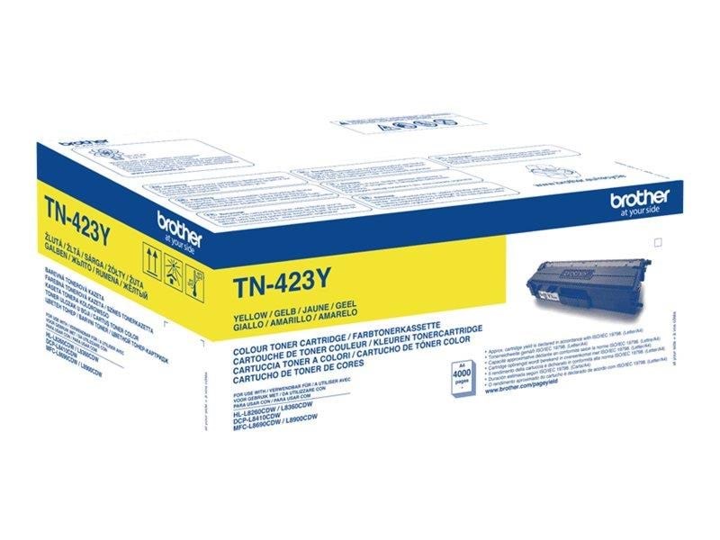 Brother TN 423Y / TN423Y High Capacity Printerpatron Og Toner Gul