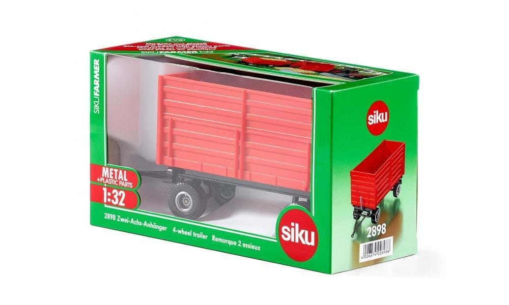SIKU Siku 1:32 4-hjulet trailer Legetøjsbil 2898