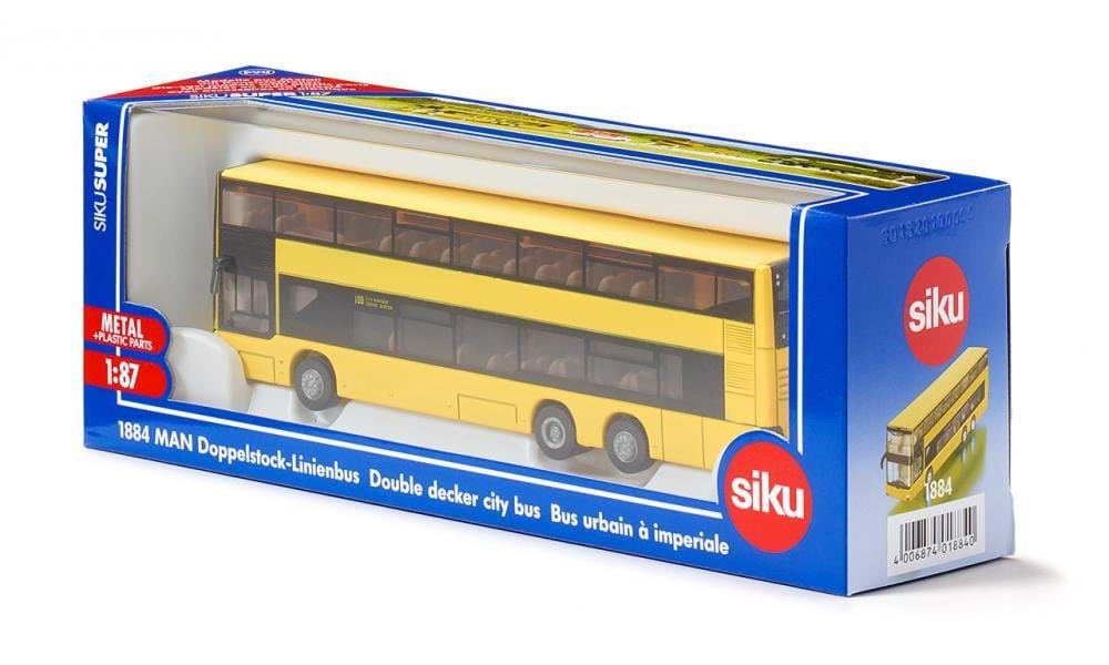 SIKU 1:87 Man Dobbeltdækkerbus Legetøjsbil 1884
