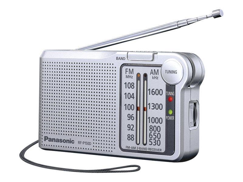 Panasonic RF-P150DEG-S Private Radio Silver - AM/FM - Mono Radio