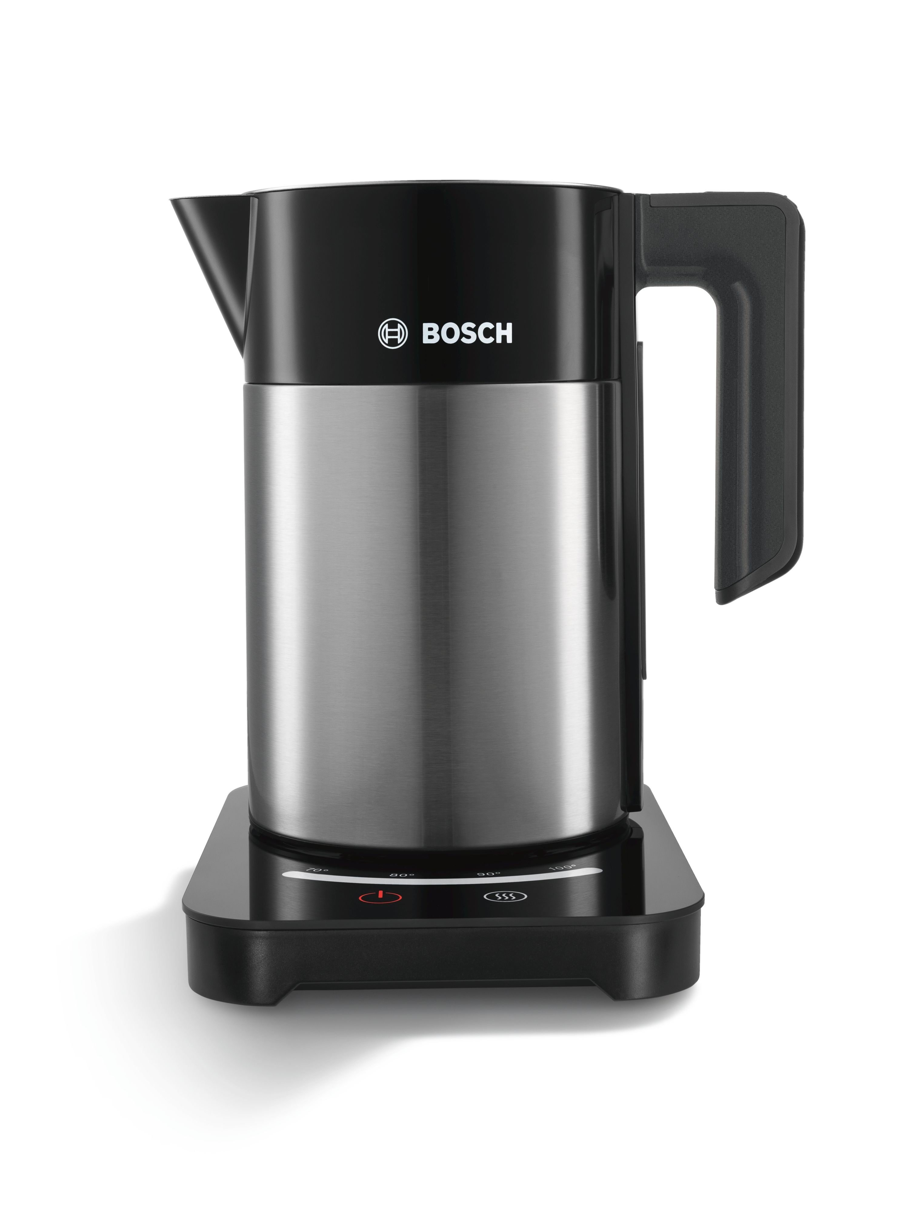 Bosch Elkedel TWK7203 - Rustfrit stål/sort - 2200 W Elkedel