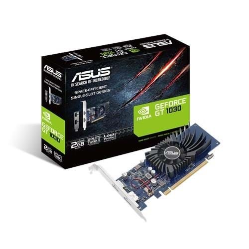 ASUS GeForce GT 1030 Low Profile - 2GB GDDR5 RAM - Grafikkort Grafikkort 90YV0AT2-M0NA00