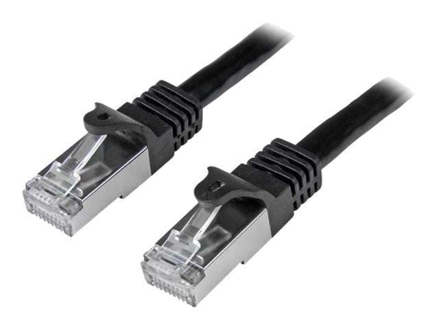 StarTech.com 2m Black Cat6 / Cat 6 Shielded (SFTP) Patch Cable 2 m - patchkabel - 2 m - sort - Sort - 2m