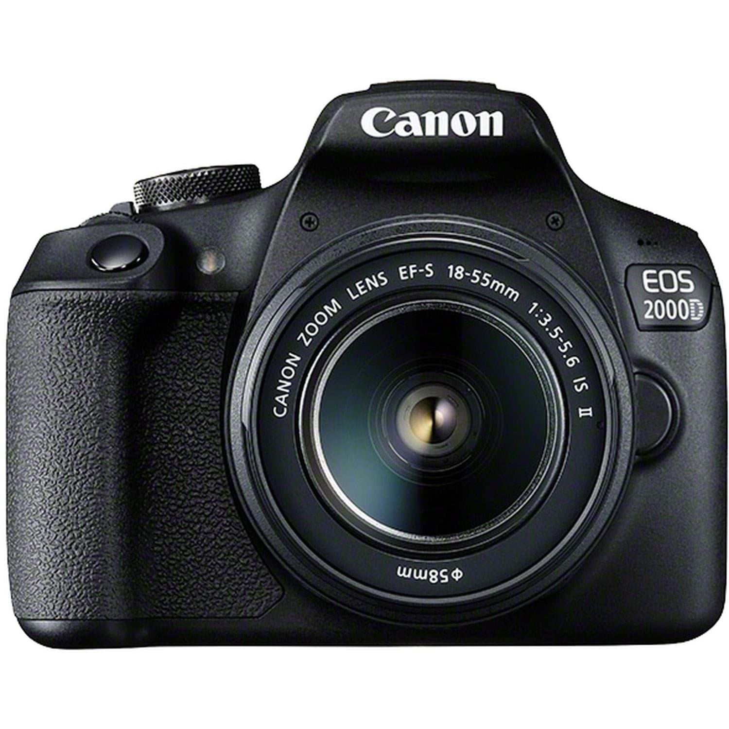 Canon EOS 2000D 18-55mm IS II Kamera Sort 2728C003