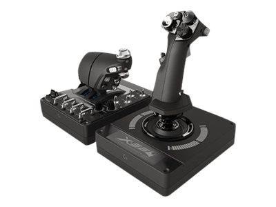 Logitech G Saitek X56 H.O.T.A.S. - joystick og speeder - kabling - Wired Joystick and throttle - PC Spil Tilbehør 945-000059