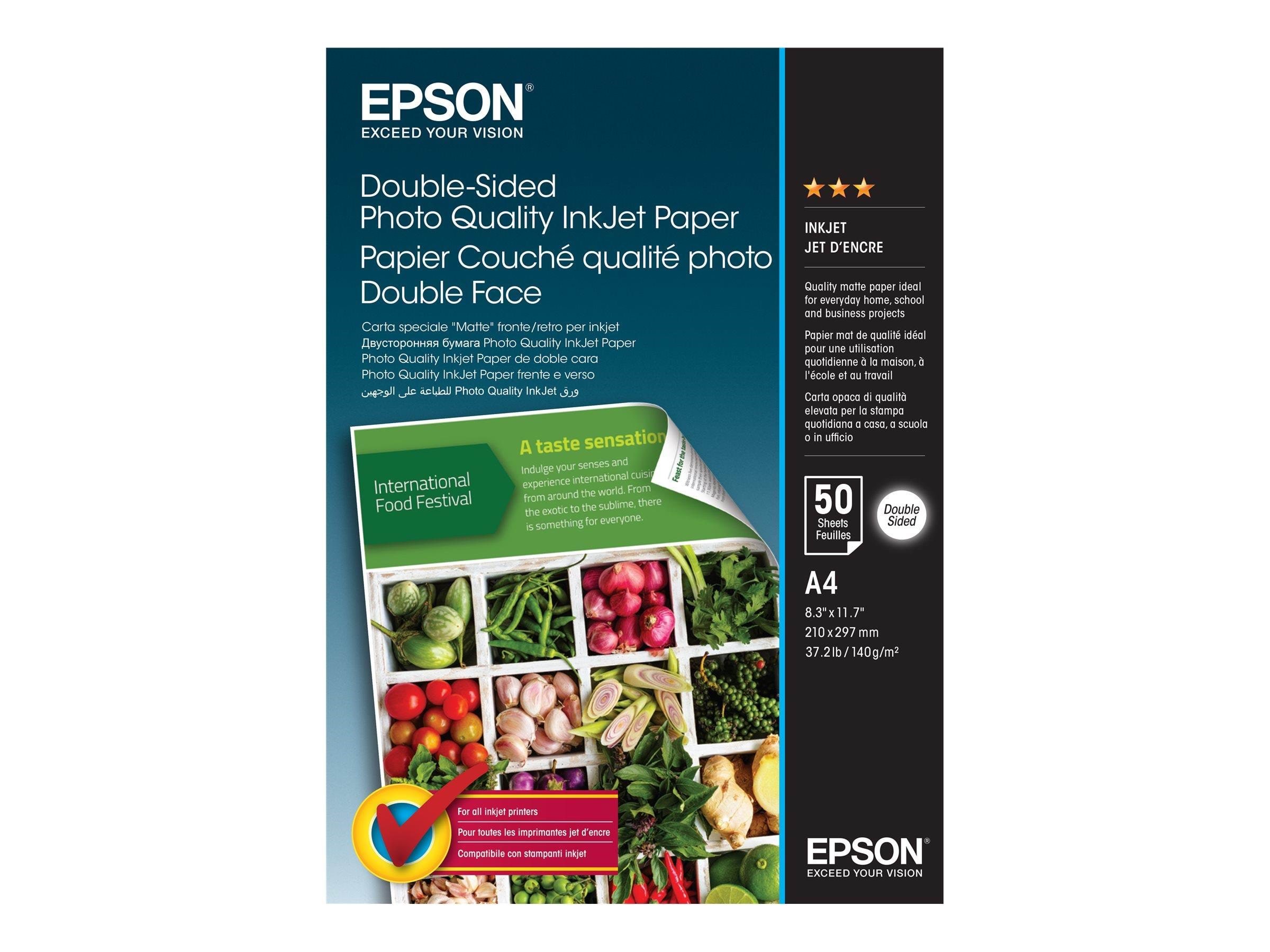 Epson Double-Sided Photo Quality Inkjet Paper Fotopapir C13S400059