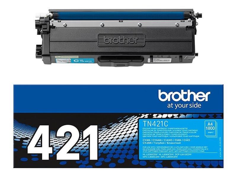 Brother TN421C / TN 421C Cyan Toner Printerpatron Og Toner