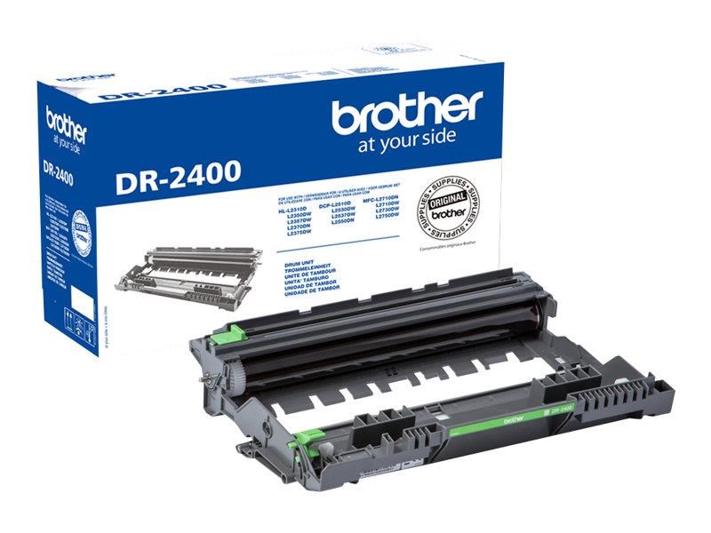 Brother DR2400 / DR 2400 Black Drum Kit Printerpatron Og Toner Sort