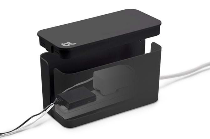 Bluelounge Design Cablebox Mini - Black Kabel Organisering Sort CBM-BL-EU