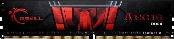 G.Skill AEGIS DDR4-3000 - 16GB - CL16 - Single Channel (1 pcs) - Intel XMP - Sort Ram F4-3000C16S-16GISB