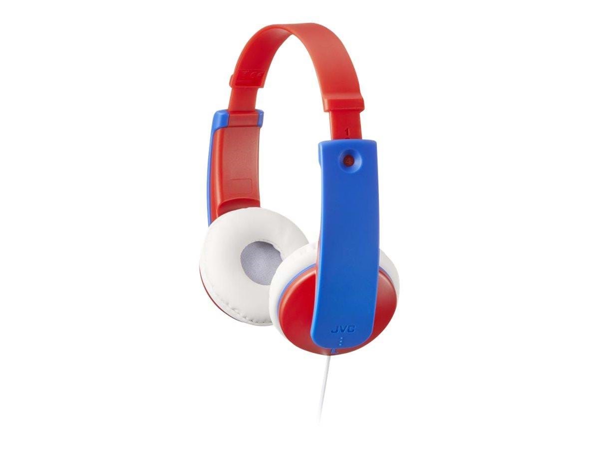 JVC Kids Headphone Red/Blue Hovedtelefoner Og Headset Hvid JVC HA-KD7-R-E