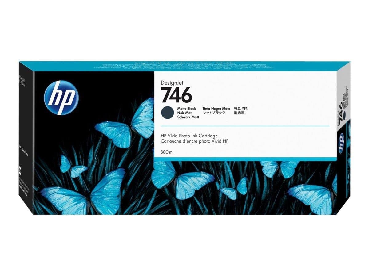 HP 746 / P2V83A Matte Black Ink Printerpatron Og Toner Mat sort
