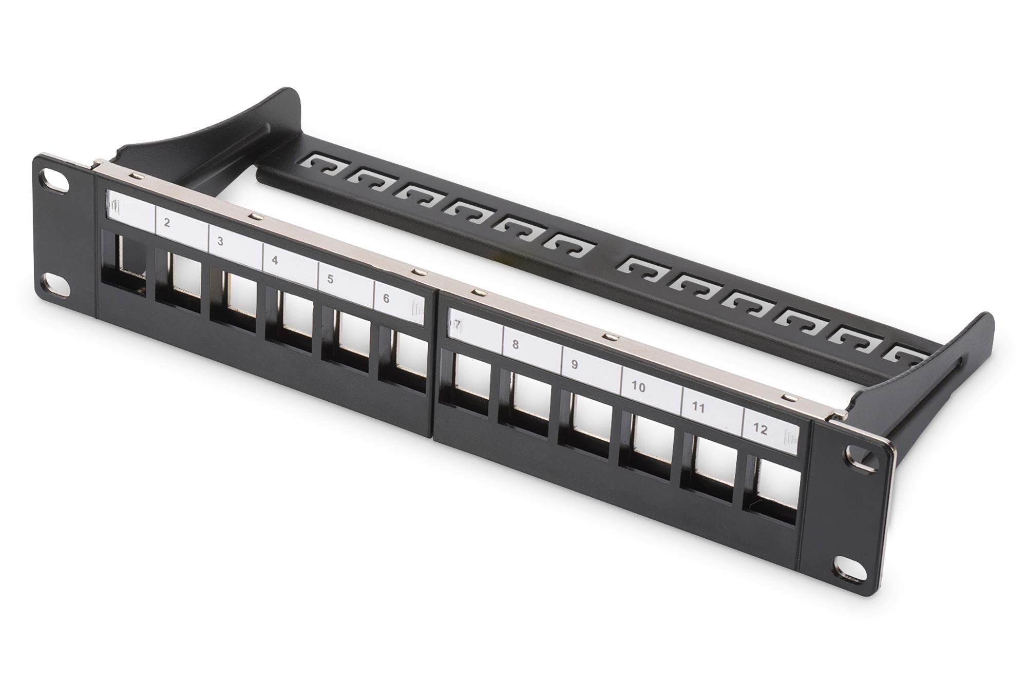 DIGITUS 12-Port Modular Patch Panel Netværkstilbehør DN-91420