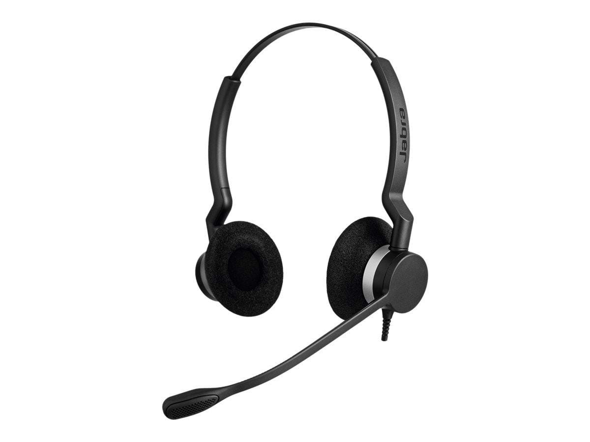 Jabra BIZ 2300 MS QD Duo Hovedtelefoner Og Headset Sort 2389-820-109