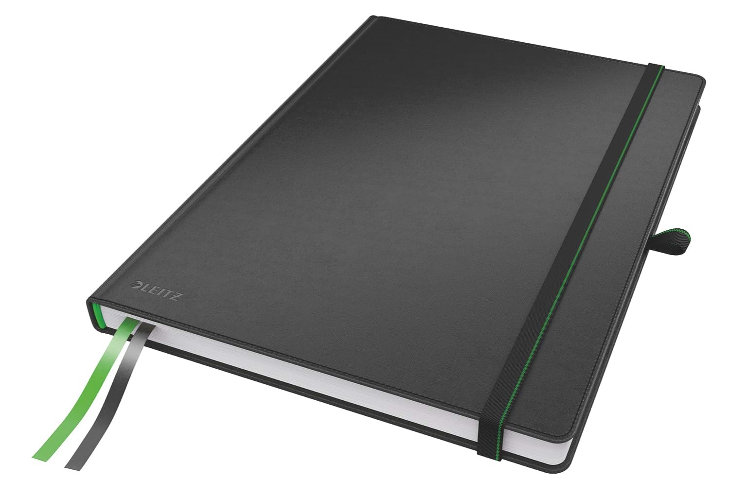 Leitz Notesbog Complete A4 linjeret 96 g 80 ark Sort Notesbog 44720095