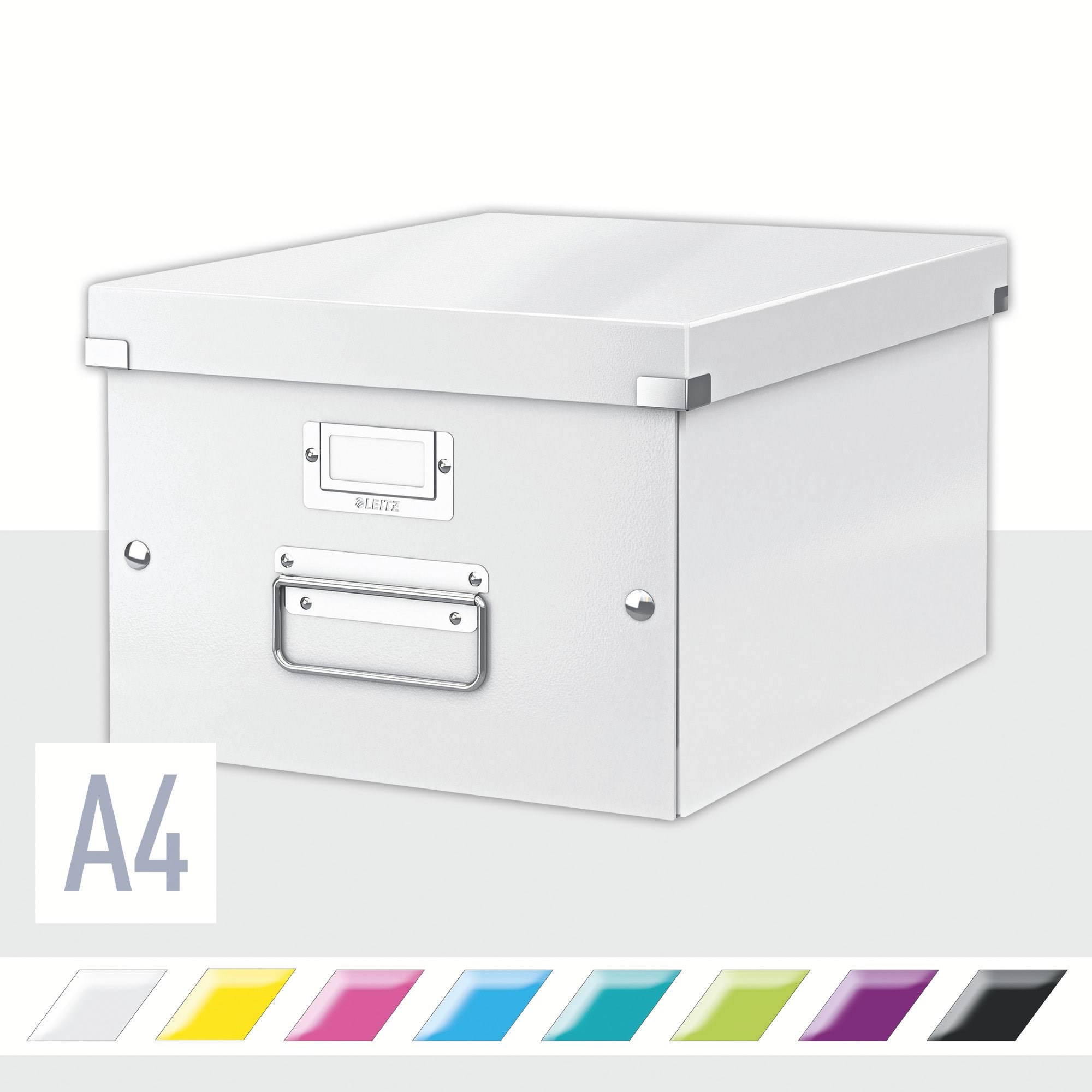 Leitz Opbevaringsboks Click & Store WOW Medium Hvid Opbevaringskasse 60440001