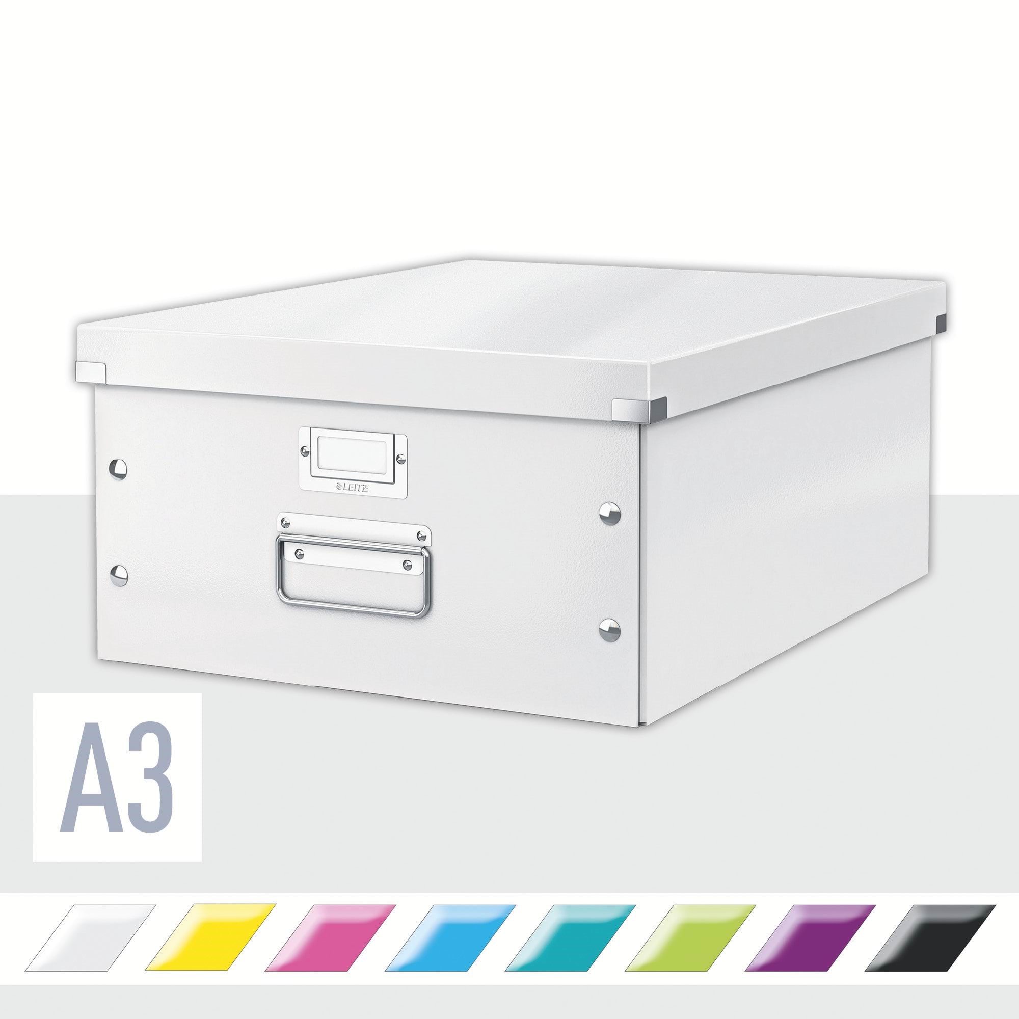 Leitz Opbevaringsboks Click & Store WOW Large Hvid Opbevaringskasse 60450001